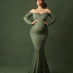 Beautiful classic dress with train