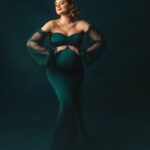 Glamour dress with tulle sleeves